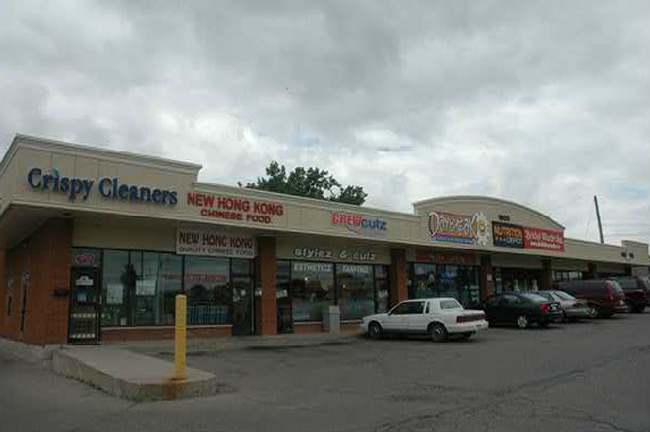 Modern interior with three tables and chairs Modern interior with three tables and chairs